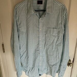 UNTUCKit Light Blue Gingham Shirt